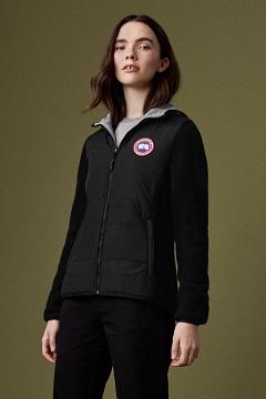 Ropa Canada Goose Mujer Outlet - Capilano Reversible Forro Polar Negros RQ6183294